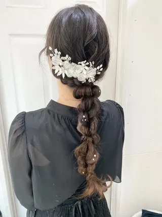 ヘアアレンジ uros.中目黒 moekaのヘアスタイル