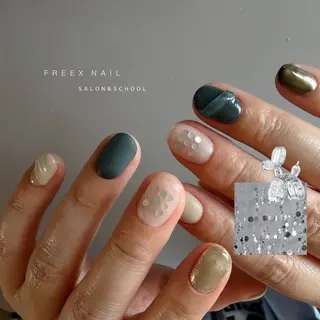 ネイル freex nail /ニュアンス/個性派のネイルデザイン