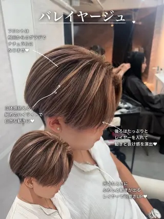 ミディアム カラー メンズ 【メンズ特化】池袋 韓国スタイル飯塚のヘアスタイル