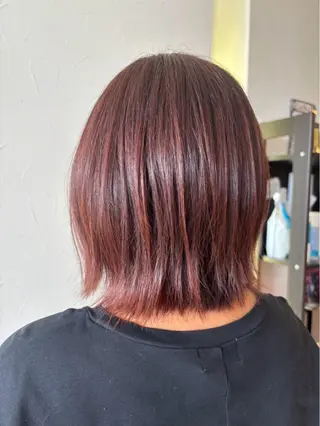カラー 沖本 あやののヘアスタイル
