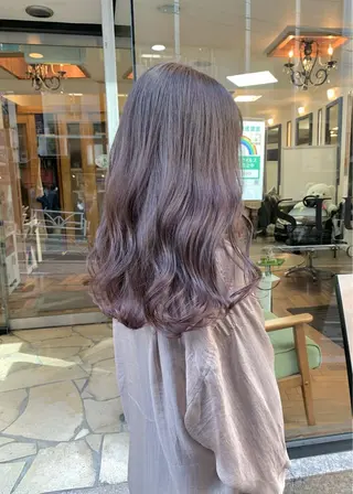 セミロング カラー 矢野 晃平のヘアスタイル