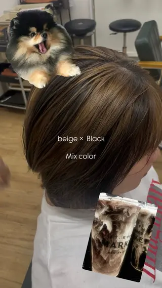 ショート ⭐️髪質改善カラー lisaaaa⭐️のヘアスタイル