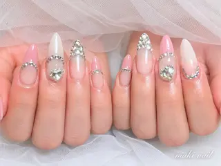 ネイル MAKI🌸堺筋本町 ガーリー/綺麗めのネイルデザイン