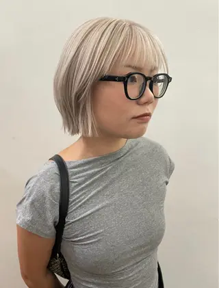 ショート カラー ボブ/ショートカット 無料✂︎❤️/ユーナのヘアスタイル