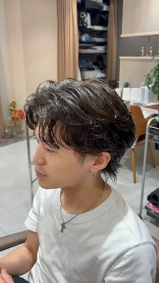 パーマ メンズ Shu ✄/ giinii 横浜のヘアスタイル