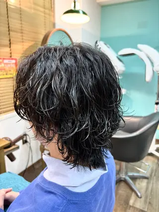 ショート パーマ メンズ 急募 SHOKIのヘアスタイル
