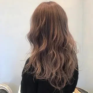 ロング kiyono ⭐︎ダブルカラーのヘアスタイル