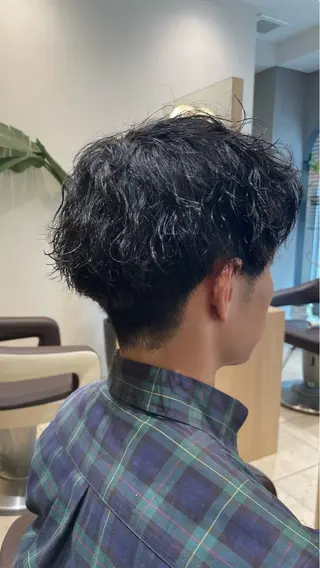 パーマ メンズ 唐澤 碧のヘアスタイル