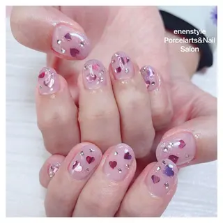 ミディアム ネイル 🐾enen style 🐾のネイルデザイン