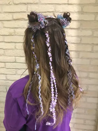 ロング ヘアアレンジ 大平 美沙のヘアスタイル