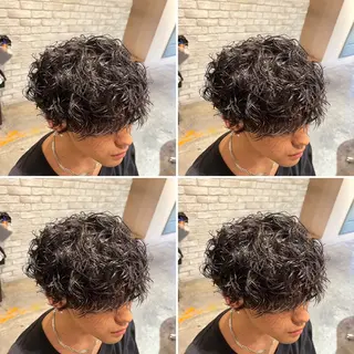 パーマ メンズ メンズパーマ特化 望月謙二郎のヘアスタイル
