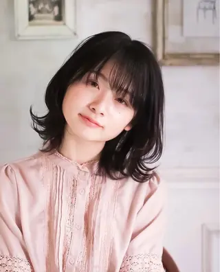 カラー ♻️ブリーチなし カラー♻️のヘアスタイル