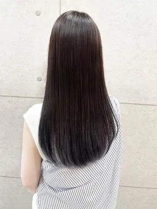 カラー ロング 韓国ヘア🇰🇷船橋 髪質改善/上野愛果のヘアスタイル