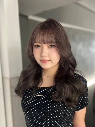 カラー ❤︎REIKA❤︎ ブリーチなしWカラーのヘアスタイル