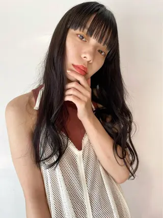 ロング レイヤー/大人ボブ| ワタナベ リョウカのヘアスタイル