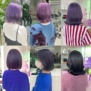 ショート カラー パーマ ヘアアレンジ メンズ キッズ ネイル マツエク・マツパ KANAMI 🌏のヘアスタイル