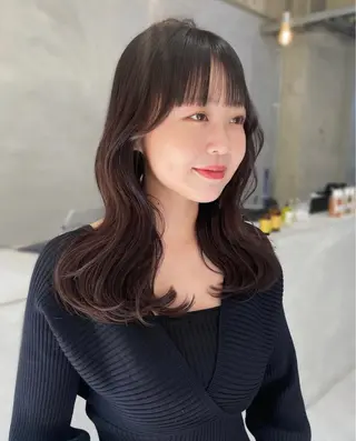 ミディアム fuka モデル募集のヘアスタイル