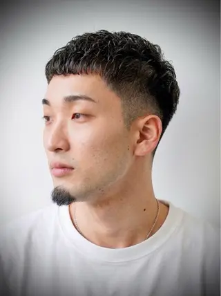 ショート パーマ メンズ ひらお あおとのヘアスタイル