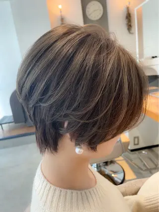 カラー 櫻井園子🌸 縮毛矯正のヘアスタイル