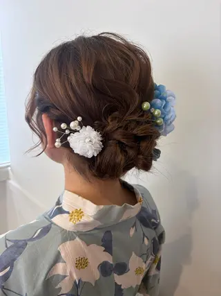 ヘアアレンジ 🌈透け感カラー RINA🌈のヘアスタイル