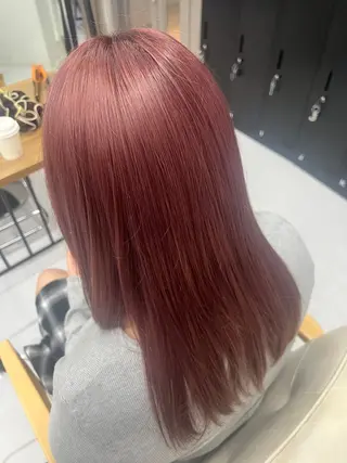 ミディアム カラー オモカワ オトナのヘアスタイル