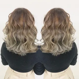 ミディアム 穐田 司樹のヘアスタイル