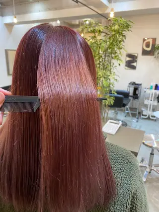 ミディアム カラー 透明感カラー/ 石山浩二のヘアスタイル