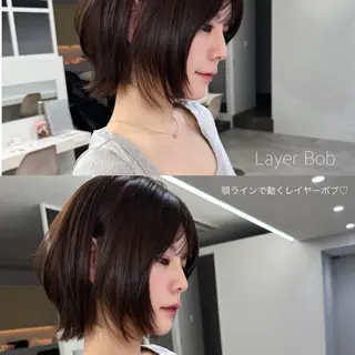 ショート 山﨑 優衣のヘアスタイル