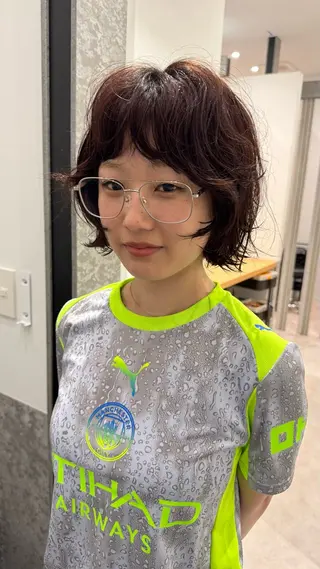 ショート パーマ センスをお届けします 大谷将生infpのヘアスタイル