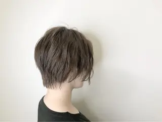 ショート メンズ レイヤー ウルフ 弓木啓輔のヘアスタイル