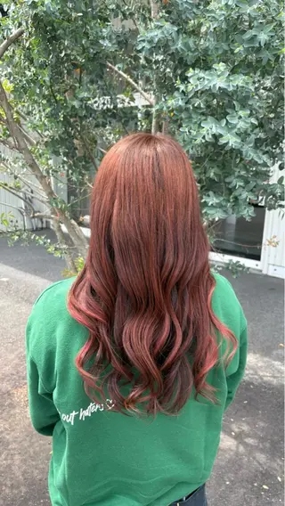 セミロング カラー 高橋 乙葉のヘアスタイル