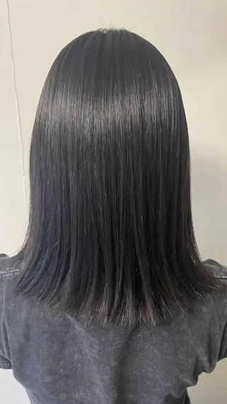 ミディアム パーマ 白杉 えりのヘアスタイル