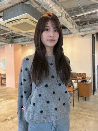 ロング カラー yu maのヘアスタイル
