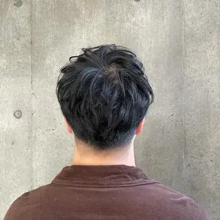パーマ メンズ もりたみかこ 美容師お休み中のヘアスタイル