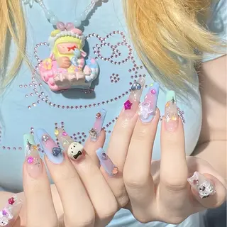ネイル MoMoA Nail ネイル長さ出し専門店のネイルデザイン
