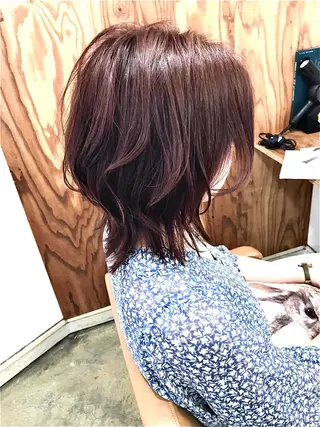 ミディアム カラー 💎髪質改善💎 デザイナーshinのヘアスタイル