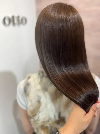 ロング カラー パーマ ヘアアレンジ メンズ キッズ ネイル マツエク・マツパ アイブロウ resort salon ottoのヘアスタイル