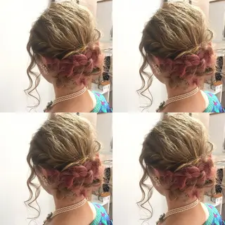 ロング ヘアアレンジ 中間 将人のヘアスタイル
