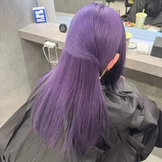 カラー Yoshiいろあそび 八王子/ハイトーンのヘアスタイル