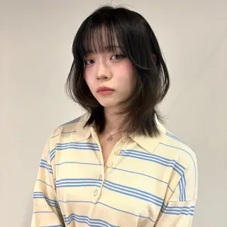 ミディアム カラー SHICUNE /ミホのヘアスタイル