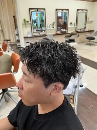 ショート パーマ メンズ 🧊メンズ特化🧊 高木航希のヘアスタイル