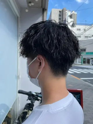 パーマ メンズ 佐藤 良祐のヘアスタイル