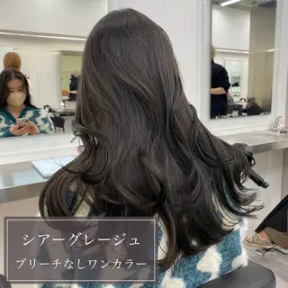セミロング カラー 🌿透明感赤み消し Keishin🌿のヘアスタイル