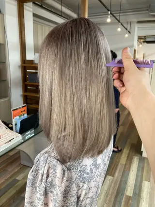 セミロング カラー ✂️似合わせの魔術師 石田一樹✂️のヘアスタイル