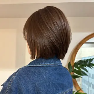 ショート カラー 艶ハイトーン/ボブ ラベンダーカラー🪄のヘアスタイル