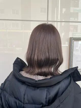 ミディアム 千野 優由のヘアスタイル