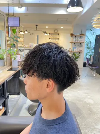 パーマ メンズ ハヤシ ホマトラのヘアスタイル