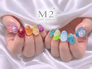 ネイル 長さだし専門店 M2　rikaのネイルデザイン