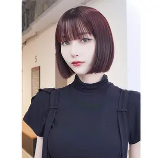 ミディアム カラー ITbyALBUM 中野店のヘアスタイル