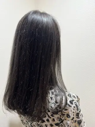 ロング カラー 家坂 佑のヘアスタイル